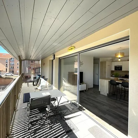 Moderne T2 Pour 4 Pers. Pres De La Avec Parking A Vieux-boucau - Fr-1-379-166 *