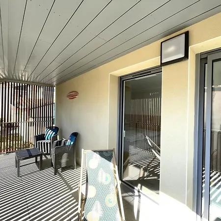 Moderne T2 Pour 4 Pers. Pres De La Avec Parking A Vieux-boucau - Fr-1-379-166 Apartmán *